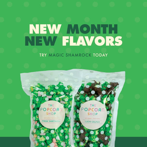 FUNDRAISING OPPORTUNITY: The Popcorn Shop Launches 2 new St Patrick's Popcorns