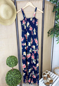 Savannah Maxi Dress - Navy Floral