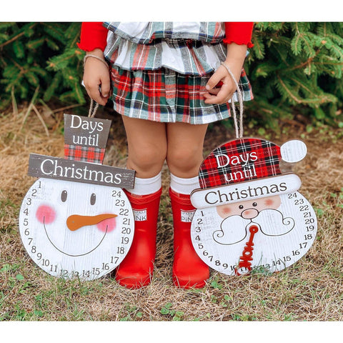Countdown to Christmas (Santa or Snowman)
