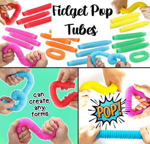 Fidget pop tubes