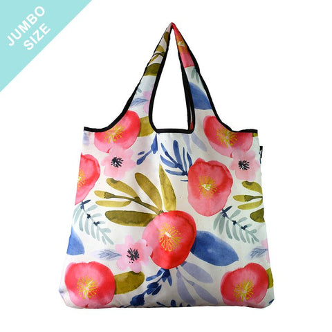 YaYbag JUMBO Stylish Reusable Bag - Watercolor Floral